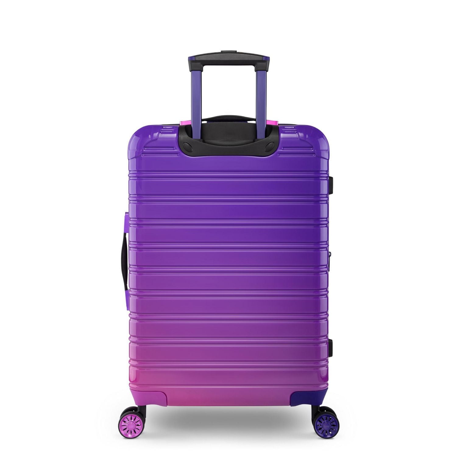 iFLY Hard Sided Fibertech Luggage 22", Midnight Berry