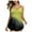 Yellow, variant on Azrian Brand-New Swimsuit Women Plus Size Print Swimjupmsuit Swimsuit Beachwear Padded Swimwear