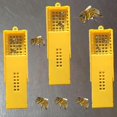 thumbnail image 2 of Beekeeping Rearing Cup Kit Set Queen Cage Queen Bee Rearing Cages Suitable for Beekeepers to Better Use Queen Bee for Breeding (14 Pieces, Yellow), 2 of 5