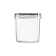 thumbnail image 3 of Contenedor de almacenamiento transparente hermético con tapa Organizador de almacenamiento apilable para despensa 1.6L, 3 of 9