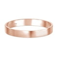 thumbnail image 3 of 3MM Width Comfort Fit Plain Wedding Band Ring For Men and Women In 14K Solid Rose Gold Size 5, 3 of 5
