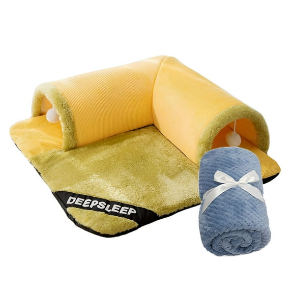 AUQ Outdoor Cat House,Animal-Friendly Design Cat Beds for Indoor Cats,Enhances Pet'S Activity Space Cat Bed,S