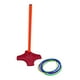 thumbnail image 2 of Juego de lanzamiento de aros interactivo para padres e hijos, ideal para interiores y exteriores. Poste rojo, 2 of 9