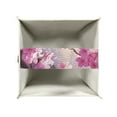 thumbnail image 3 of Renewold PU Leather Square Tissue Box Cover Aesthetic Flowers Hummingbird Tissue Box Holder for Vanity Countertop,Nightstand,Dinner Table,Office,Home Decor, 3 of 5