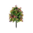 thumbnail image 2 of Imitation Eucalyptus Floor Plant, Imitation Greenery with Ground Spike, 21.65 Inch Plastic Decoration for Garden and Patio,Winter Use,YISHFHP,Multicolor, 2 of 8