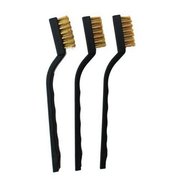 6Pcs/Set Cleaning Brush Industrial Toothbrush Mini Copper Steel Wire Brush Stainless Steel Wire Brush Dirt Hard Cleaning Tool Smile Home
