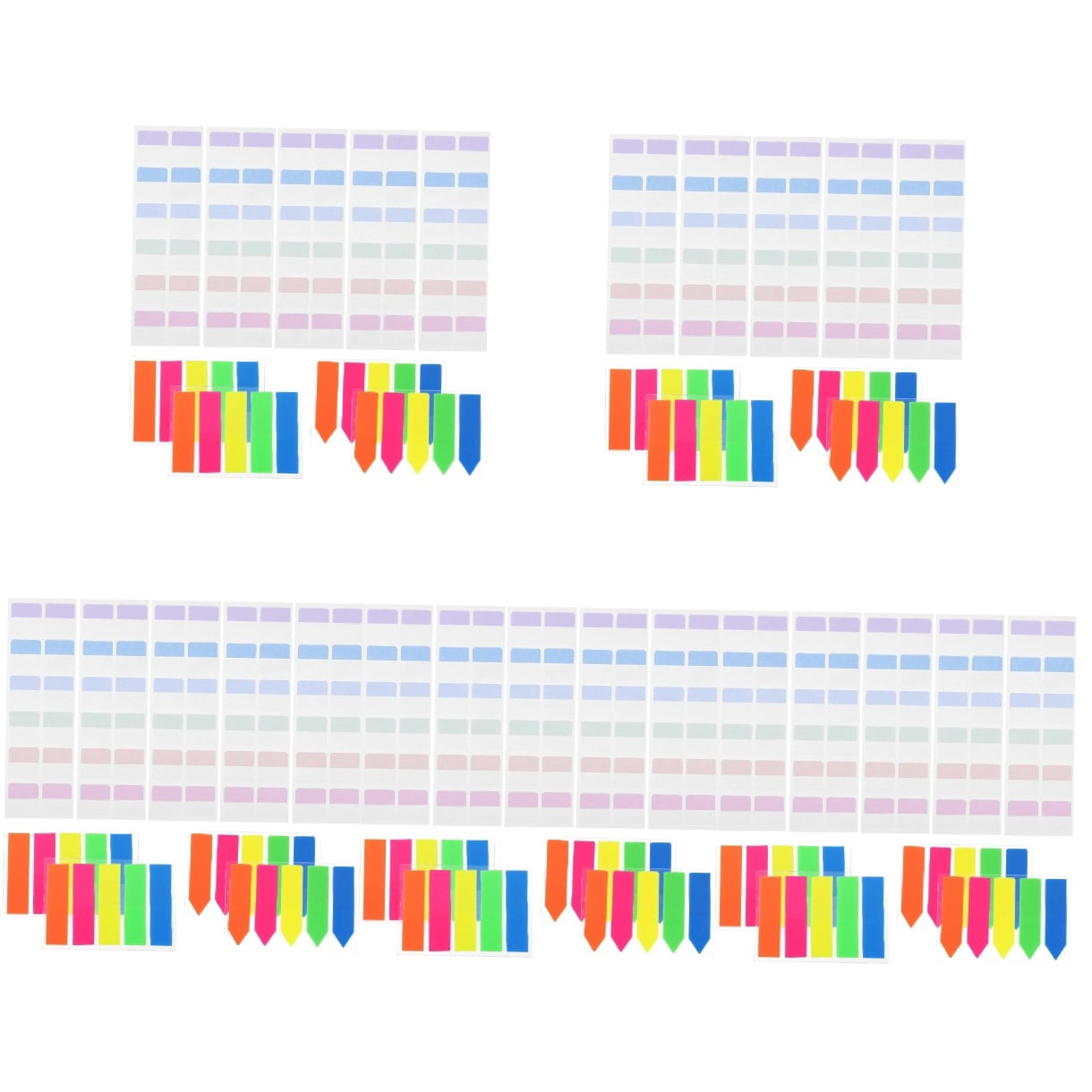 Raindrops 3200 pcs  Page Markers Page Stickers Index Tabs Index Flag Writable Tabs Reading Strips