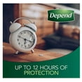 thumbnail image 6 of Depend Night Defense Adult Incontinence Underwear for Women, Disposable, Overnight, Medium, Blush, 60 Count (4 Packs of 15) (Packaging May Vary), 6 of 9