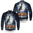 thumbnail image 3 of Happy Halloween Great Dane Witch Pumpkins Bats All Over Print 3D Baseball Jacket Danes Dog Lover Gifts Bomber Jacket Softball - 13012, 3 of 6