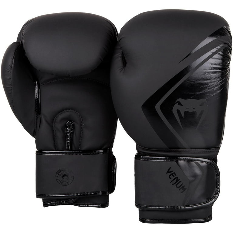 Venum Contender 2.0 Boxing Gloves - Black - 14 oz - Adult Unisex