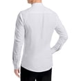 thumbnail image 5 of Hippie Beach Men's Cotton Linen Long Sleeve Casual T-Shirt, 5 of 9