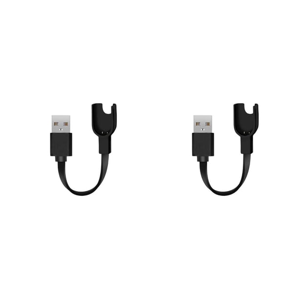 Injueey de oficina en casa, Cable de carga USB, portátil, Cable de alimentación ABS, repuesto de piezas de repuesto para Mi Band Tipo 1 2Conjunto