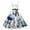 Blue, variant on Women's Casual Tennis Dress Dresses For Women Sleeveless Knee Length A Line Flared Swing Formal Prom Party Dress Black M