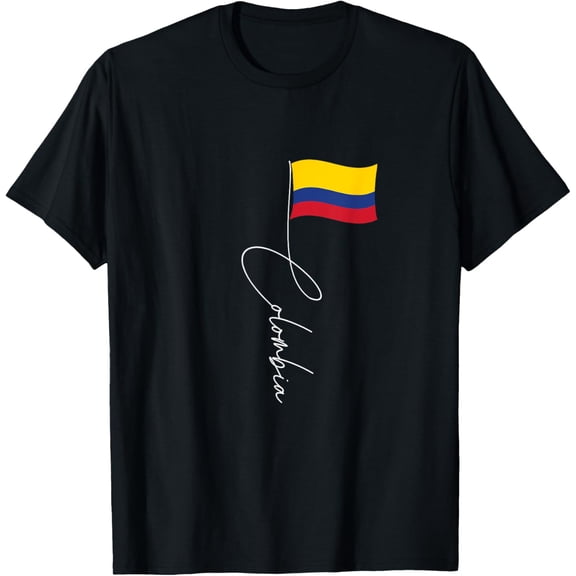 Playful Comfort Tee - Colombia - Colombian Flag Colombia Heritage T-Shirt