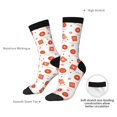 thumbnail image 4 of Rocae Pastry for Adult Socks Casual Athletic Stretchy Loose Socks for Women Men Non-Slip Middle Tube Socks, 4 of 6
