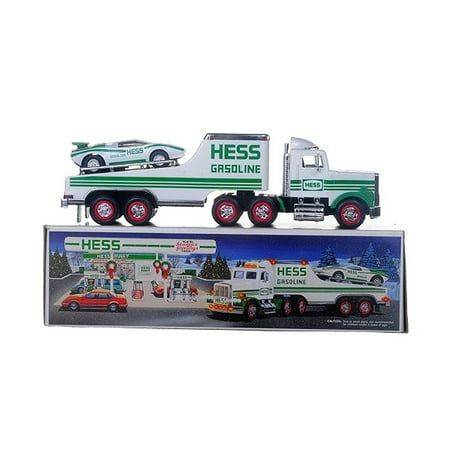 1991 Toy Truck with Racer, Real head and tail lights By Hess From USA
