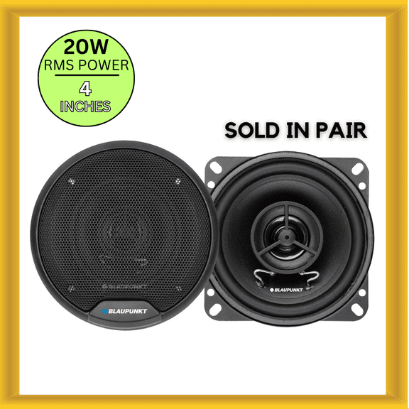 2024 Blaupunkt E-Series BPS-E452 4 Inch 2 Way Speakers 20 Watts RMS 40 Max Power