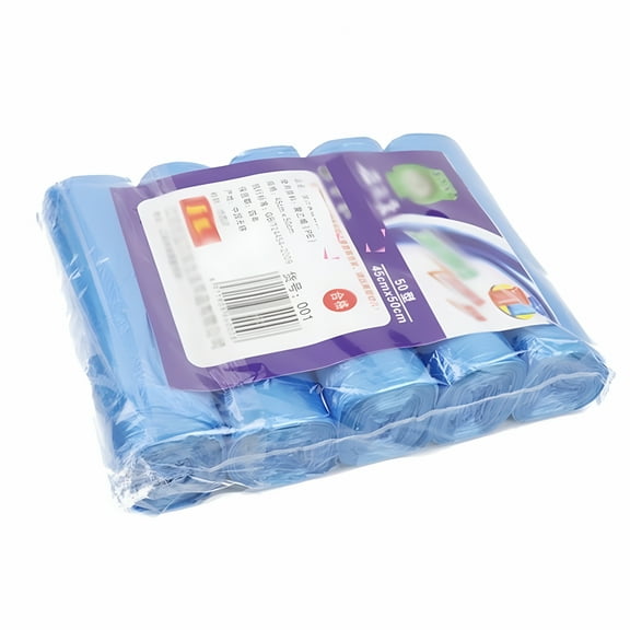 CCOCC Trash Bags 2.6 Gallon Garbage Bags Clear Unscented Plastic Rubbish Bags Wastebasket Bin Liners for Home Office Trash Waste 100 Counts