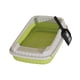 thumbnail image 5 of Bandeja de arena para mascotas abiertas de caja de arena de gato, con pala de arena para gatos, baño para ir al baño de gato gato para gatos pequeños verde, 5 of 8
