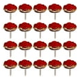thumbnail image 6 of FRCOLOR Flower Push Pins for Cork Boards and Bulletin Boards Decorative Resin and Metal Thumb Tacks Red 60pcs, 6 of 8