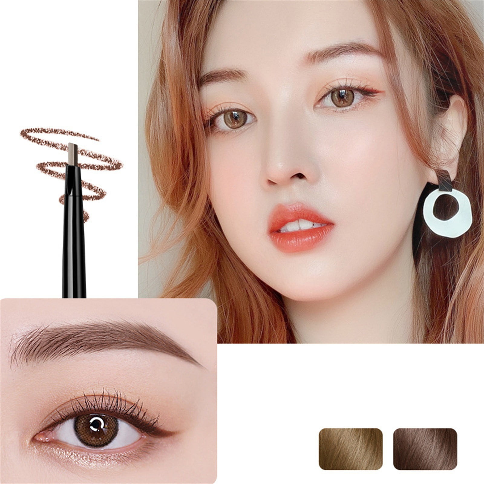 〖TOTO〗Pro Beauty Tools Eyeliner Eyebrow Pencil Dark Brown Triangular ...