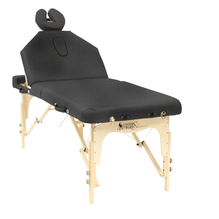 - Custom Craftworks Destiny Lift Back Portable Masseuse Massage Table