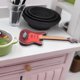 thumbnail image 5 of 3 unids Mini casa guitarra Superficie lisa Miniatura Mini Muebles de plástico, 5 of 5