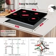 thumbnail image 2 of GASKAND 30-inch 5 Burners Smooth Sensor Touch Radiant Electric Cooktop, 5 Elements, 2 of 7