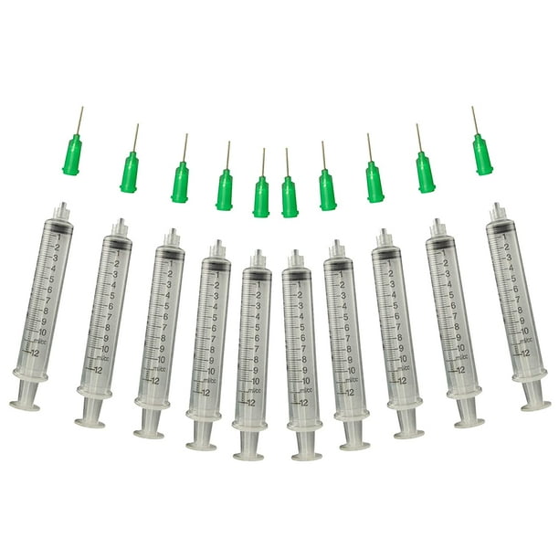 Glue Applicator Syringe for Flatback Rhinestones & Hobby Crafts, 10 ML