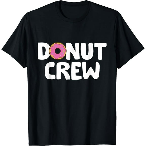 Donut Lover Sweets Dessert Funny Donut Crew T-Shirt100% cotton short-sleeved shirt for both men and women
