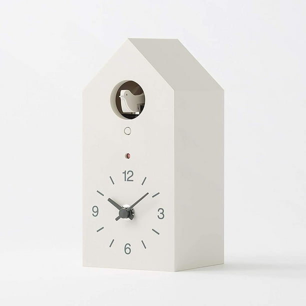 MUJI Cuckoo Clock [White - Standard Size], MUJI simple design, very cute and lovely cuckoo clock. By Visit the MUJI Store