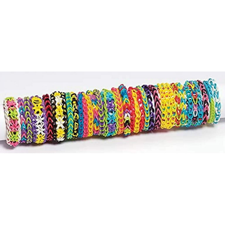 Rainbow Loom Bracelet - FRUIT LOOPS !!! - Single Band Bracelet - Wonder Loom