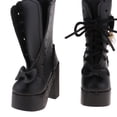 thumbnail image 2 of 2 Pares Botas de Cordones de Tacón de material cuero PU de Muñeca con Accesorio de Bowknot yotijar Bjd Doll Boots 2020 EE. UU., 2 of 5