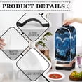thumbnail image 4 of HELLHERO Mixer Cover for Home Kitchen & Kitchen Use 1pc Heart-Shaped Dolphin Pattern, 4 of 6