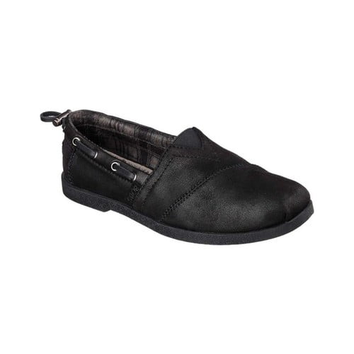 skechers bobs black leather