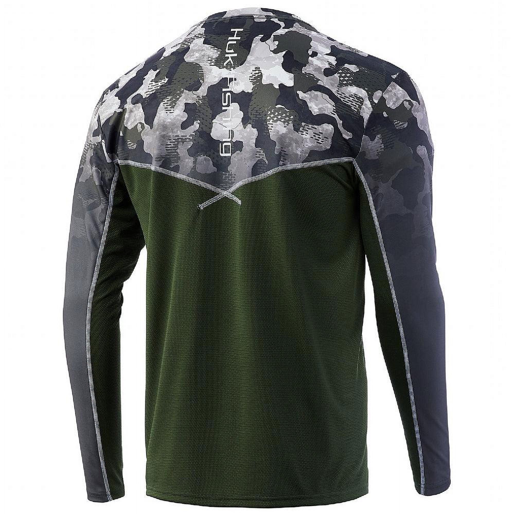 Chemise Technique Manches Longues Pêche HUK Pursuit Chemise Homme Manches Longues HUK Performance Fishing Pursuit - Taille M, Couleur Harbor Mist équipement Pêcheur Professionnel