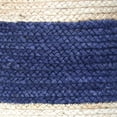 thumbnail image 7 of LR Home Woven Round Jute 17" Storage Basket with Handles, Indigo/White Mid Stripe, 7 of 7