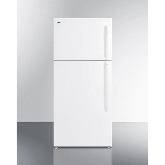 30" Wide Top Freezer Refrigerator, White, LHD