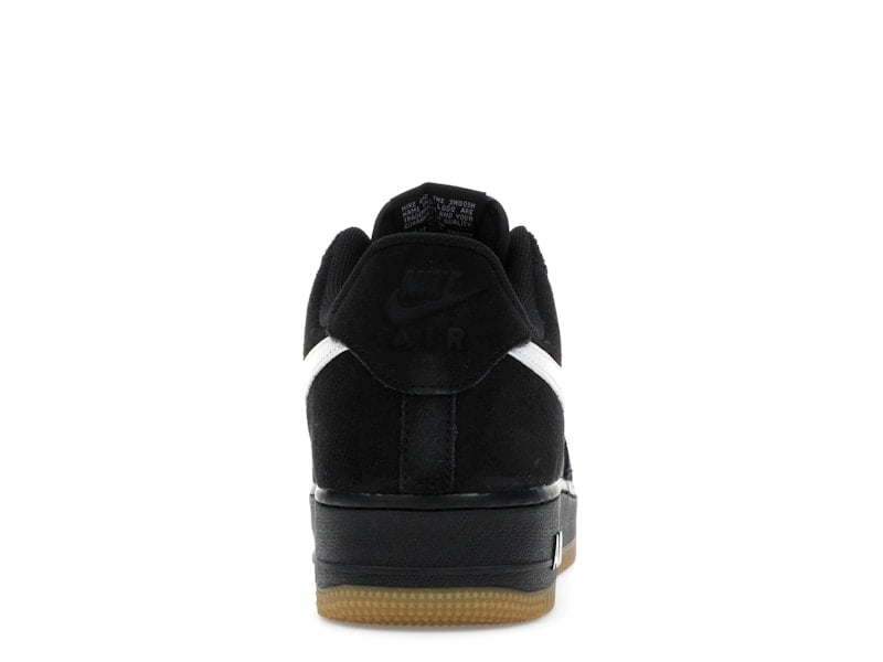 Nike Men's Air Force 1 Low '07 LV8 Black Gum Light Brown White Shoes, from StockX