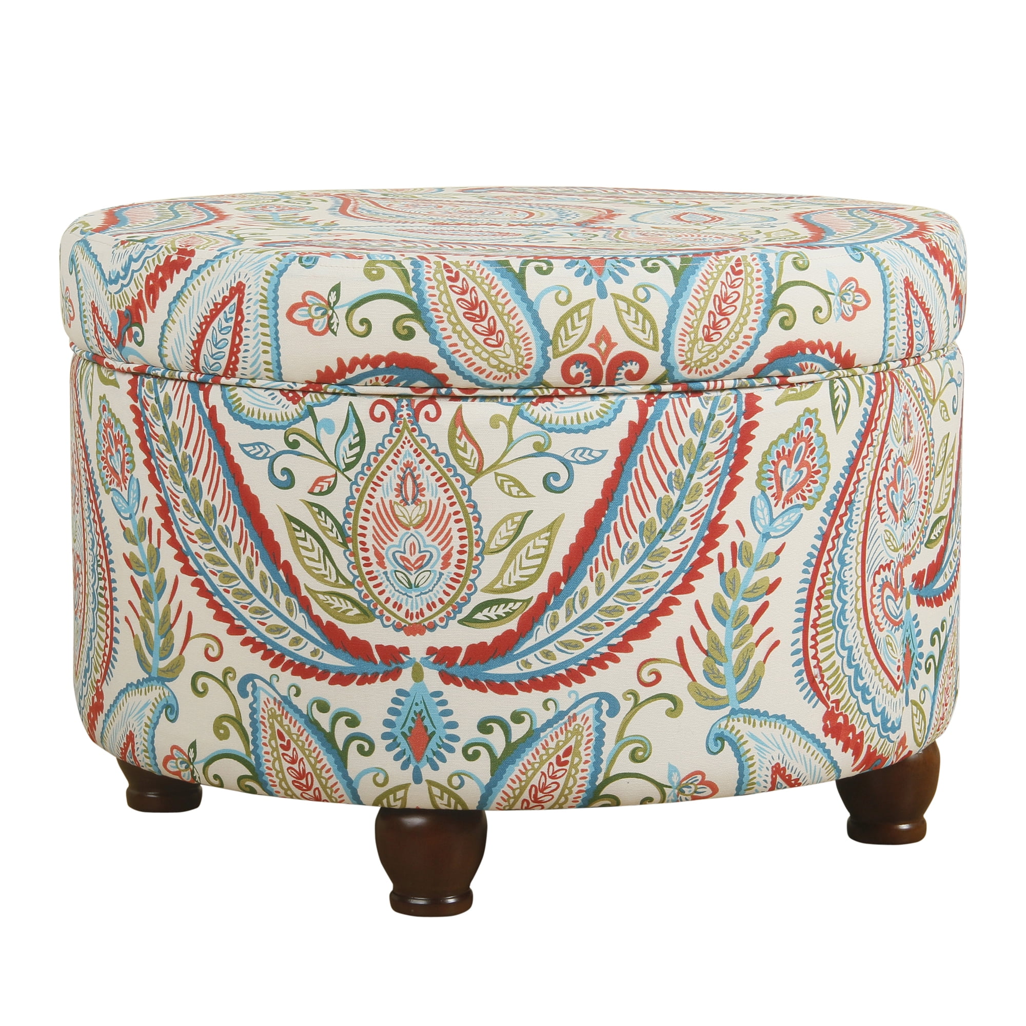 HomePop Storage Ottoman, Multiple Colors