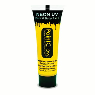UV Glow Blacklight Face and Body Paint, Neon Fluorescent, 0.34 fl