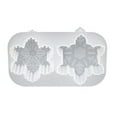 thumbnail image 4 of Shoreew Snowflake Silicone Candle Mold Christmas Resin Mold for Candle Making DIY Aromatherapy Wax Polymer Clay Soap Sculpture Decoration Glue Mold, 4 of 6