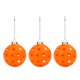 thumbnail image 1 of Juego de 3 adornos de Pickleball, llavero de Pickleball, decoración para llaves, colgante para bolso Naranja, 1 of 9