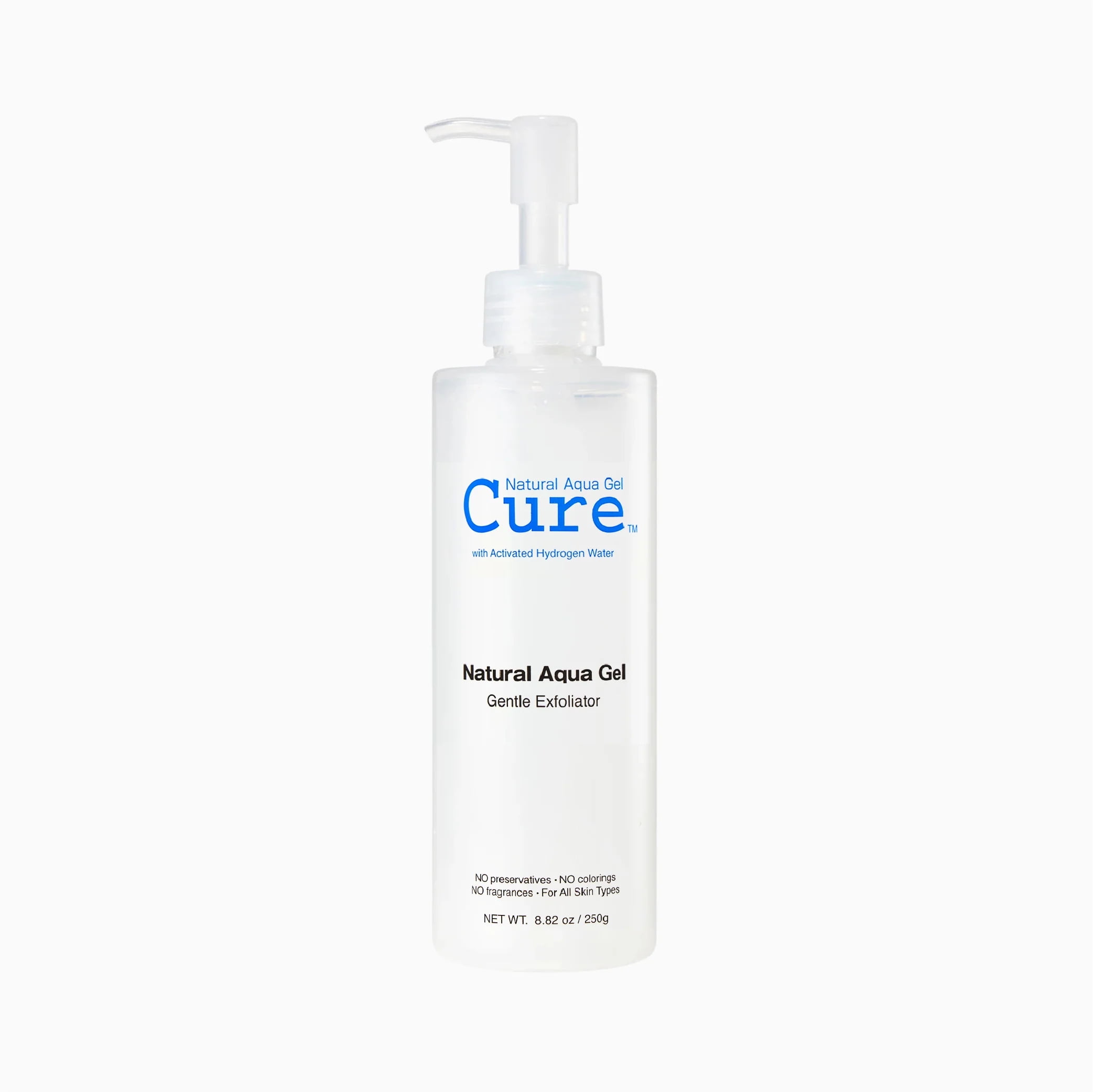Cure Aqua Gel Gentle Exfoliator Facial/Fullbody Peeling Gel, Water