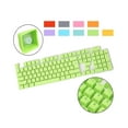 thumbnail image 2 of Doubleshot PBT Spacebar 104 Keycap Backlit for Cherry MX Mechanical Keyboard - Red, 2 of 5