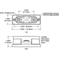 thumbnail image 2 of Blue Sea Fuse Block 5005-BSS 32 Volt DC; 300 Amp; Uses ANL Fuse; With Protective Cover, 2 of 2