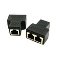 thumbnail image 1 of 5Pcs/set Raccord 2 Voies Raccord RJ45 Raccord Ethernet Coupleur en Ligne Raccord Ethernet Adaptateur de Câble 8P8C, 1 of 6