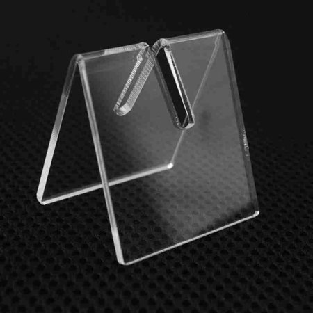 

Clear Acrylic Folding Knife Holder Small Pocket Knives Holder Showcase Rack Collectible Post Cards Plates Holders D7C4