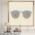 thumbnail image 3 of Glam cosmetics Lunettes de Soleil Bleues - Toile Encadrée Chic et Luxueuse, 3 of 3