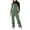 Green, variant on Women's Ski Bibs Snowboard Pants Snow Bib Tight Overalls Outdoor Bibs Ski Pants Waterproof Insulated Ripstop Sport